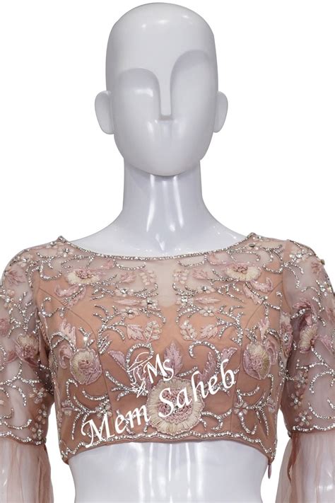 Bridal Ghagra Choli Onion Pink with all over work and Designer Sleeves ...