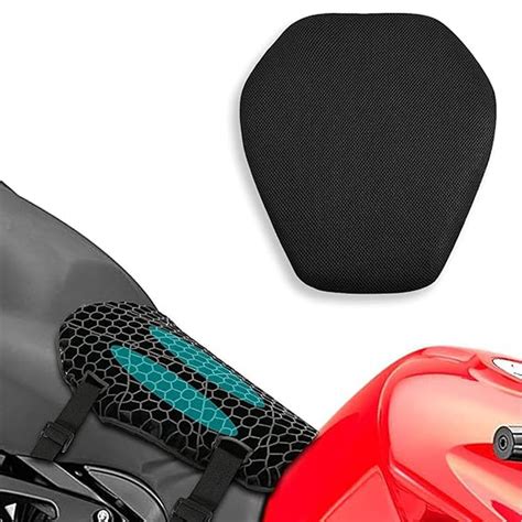 STHIRA® Motorcycle Gel Seat Cushion, Bike Front/Rear Seat Pad 3D ...