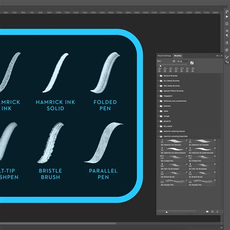 Lettering Brushes for Photoshop :: Behance