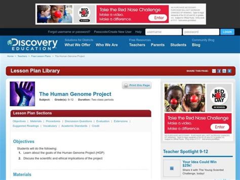 Image result for Human Genome Project Free Science Lessons