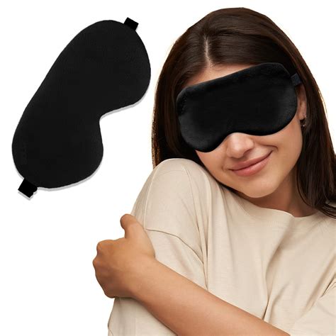 RIXTEC Eye Mask for Sleeping with Adjustable Strap Super Soft Sleeping ...