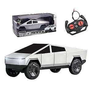 WELL ENTERPRISE Remote Control Car for Kids Tesla Cybertruck High Speed ...