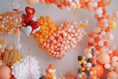 重庆寿宴布置 生日会场气球装饰