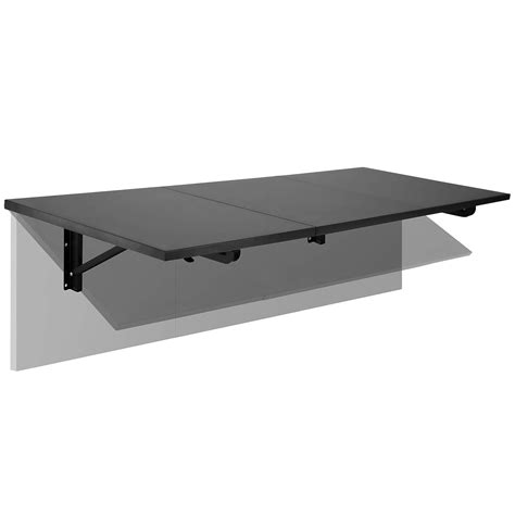 MOUNT-IT Heavy Duty Drop Down Table [45"x15 x7.125" 110 lbs] Wall ...