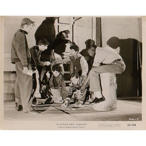 BLACKBOARD JUNGLE US Movie Still - 8x10 in. - 1955 1666-18