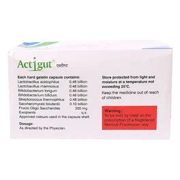 Buy Actigut Capsule | 19 Minutes Delivery | Apollo Pharmacy