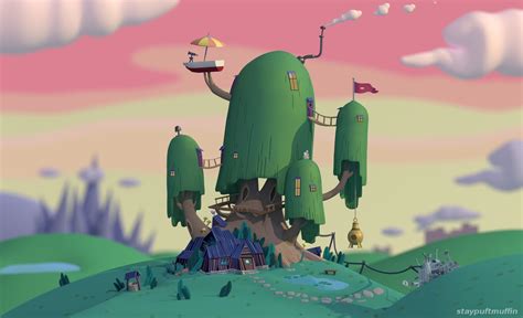 Adventure Time Back Drops Landscape 的图像结果