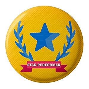 Buy Lastwave Star Performer Pin Back Badges for Bags, STP-015 (Pack of ...