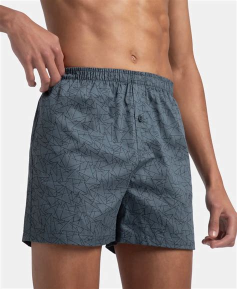 Buy Super Combed Mercerized Cotton Woven Printed Inner Boxers with ...