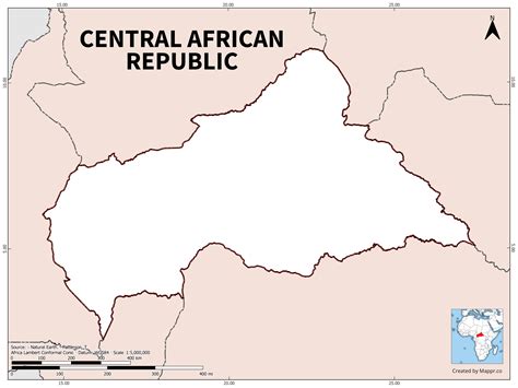 Central African Republic Maps | Mappr