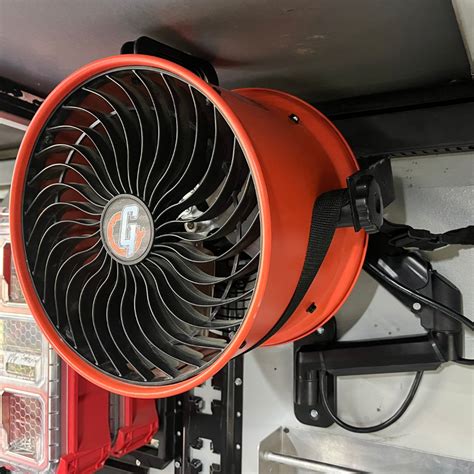 Adjustable Wall Mounted Garage Fan | Ghost Garages
