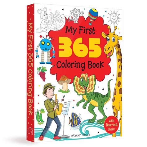 My First 365 Coloring Book - Jumbo Coloring Book For Kids (With Tear ...