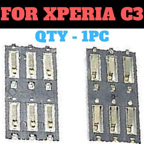 (HUKATO) SIM Card Reader Holder Connector Tray Adapter Slot for Sony ...