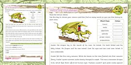 The Wyrmstooth Crown Word Families Worksheet