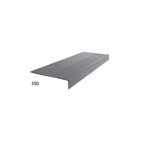 Flexco Evolving 550 Heavy Duty Radial 12" x 96" Rubber Stair Tread