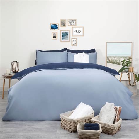 Oxford Navy & Blue Duvet Set