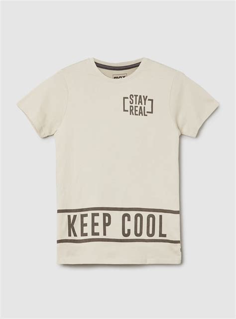 Buy Boys Text Print T-shirt Online at just Rs. 249.0 - 1000014874682 ...