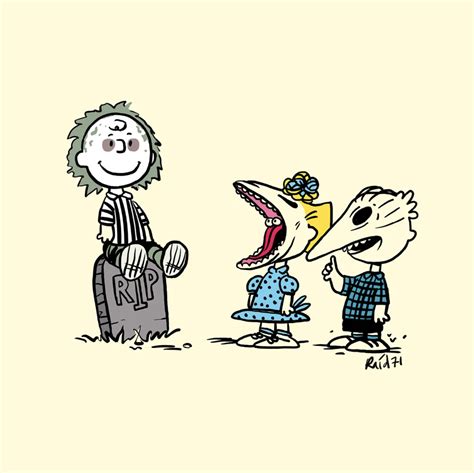 Charlie Brown and The Gang Crossover With Horror Movies in Fun Series ...