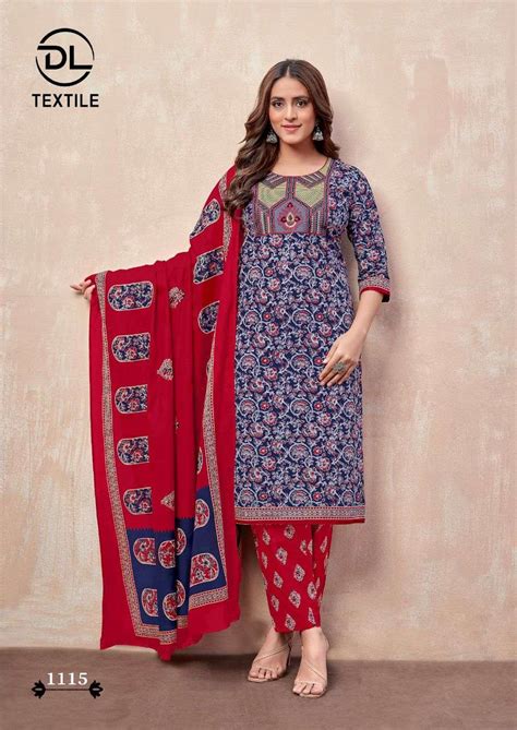 DL TEXTILES TOP SECRET VOL 2 COTTON READY MADE LADIES SUITS AT BEST ...