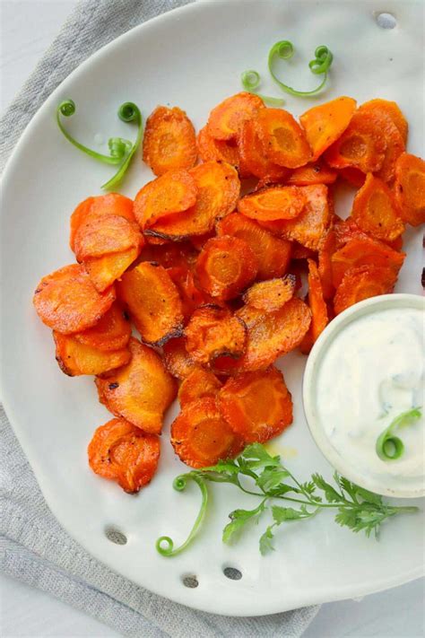 Air Fryer Carrot Chips - Simply Low Cal