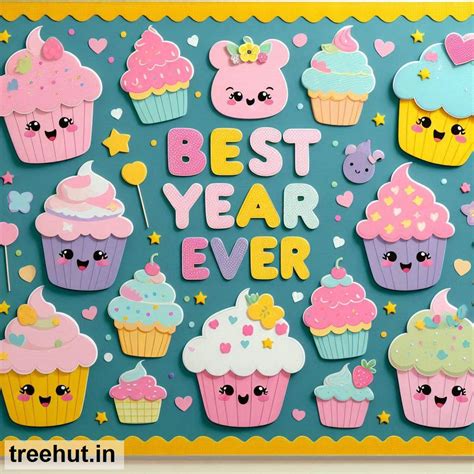 Cupcake, End of Year Bulletin Board Ideas, Best Year Ever