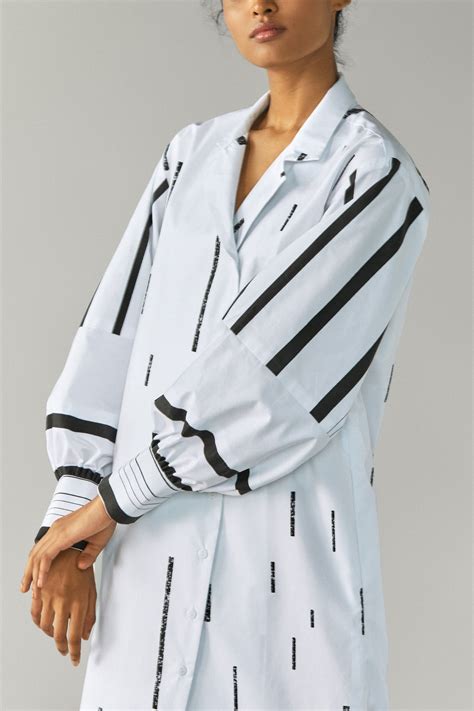 Dash Print Shirt Dress Sample – B E N N C H