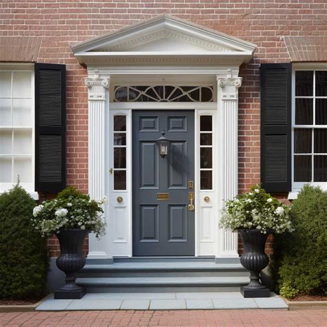 7+ Striking Exterior Front Door Trim Molding Designs to Enhance Your Home