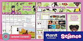 Science: Animals Including Humans Year 2 Unit Pack