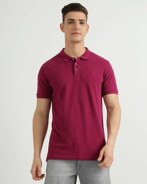 Pique Polo T-Shirt with Logo Embroidery - Price History