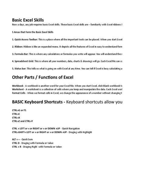 Excel 101 Tutorials 的图像结果