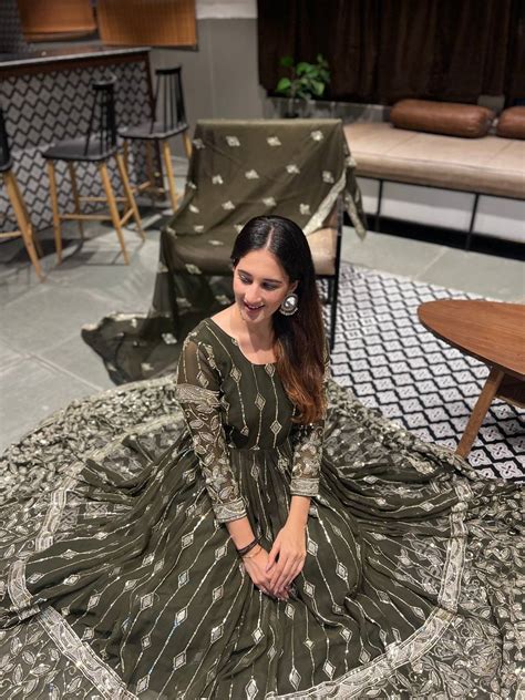 Designer Anarkali Suit in Fancy Style