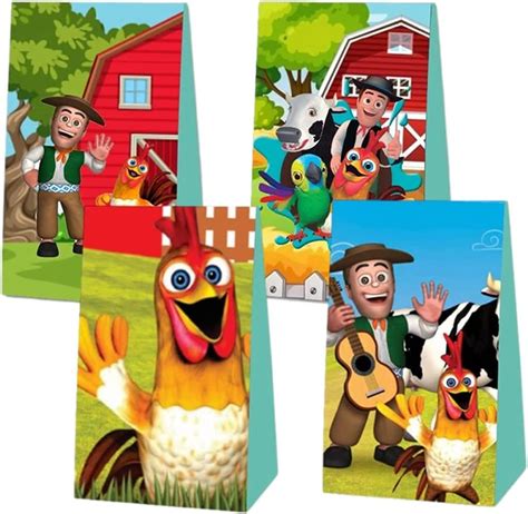 Buy OU GUAN 18pcs La Granja De Zenón Birthday party Gift Bags La Granja ...