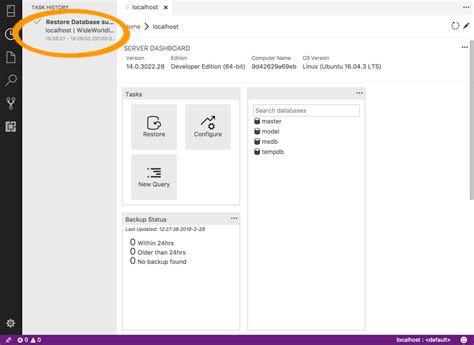 Image result for Restore Database Using SQL Query