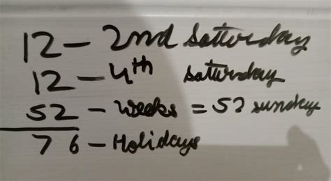 If second and fourth saturdays and all the sundays are taken as only ...