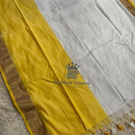 Onam Special 120 Count Mul Cotton Saree Kaithari Nesavu