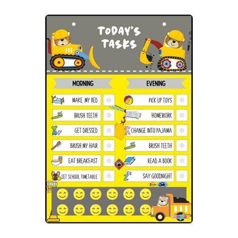 Daily Responsibility Chart – Builder Zone – Zooplay India