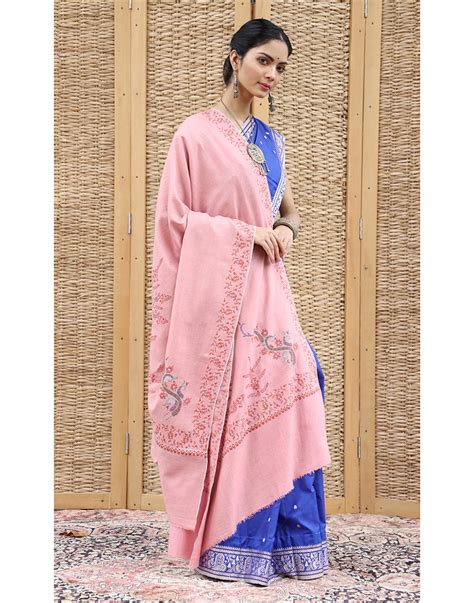 Buy Online Sozni Embroidered GI Cashmere Pashmina Shawls | Cashmere ...