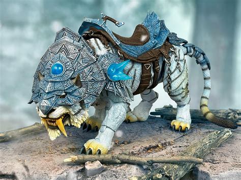 Beast Series Maya Temple Frost Claw White Tiger (Deluxe Ver.) Action F