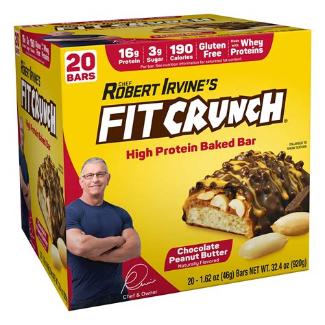 FITCRUNCH Protein Bars Snack Size Value Pack - Gluten Free Whey Protein ...