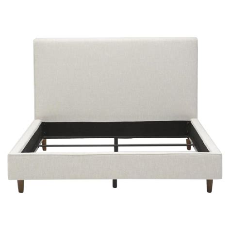 Living Spaces Dean Sand Upholstered Panel Bed - AptDeco