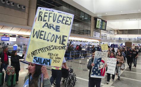 Massive protests at airports across US after Trump’s immigrant ban