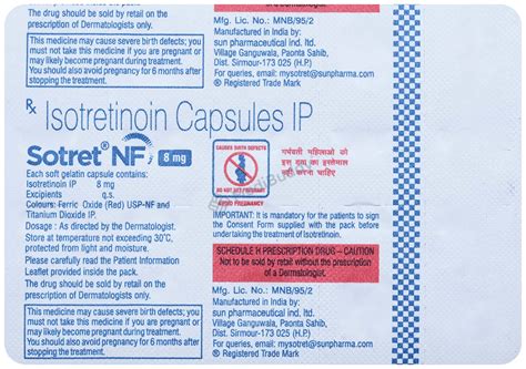 Sotret NF 8mg Capsule: Price, Uses, Side Effects & How to Use - MediBuddy