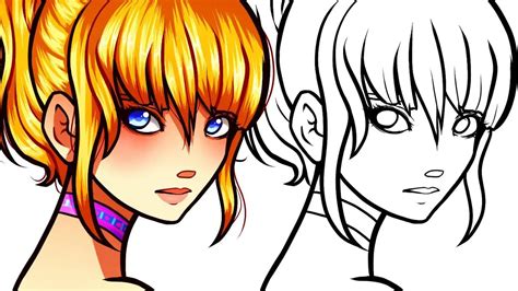 Image result for Anime Hair Coloring Tutorial