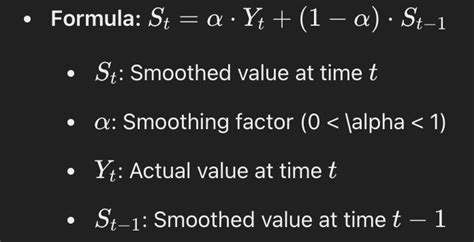 Image result for Rumus Exponential Smoothing