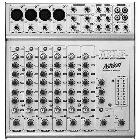 Ashton MXL8 8 Channel Compact Analog Mixer – BAJAAO.COM