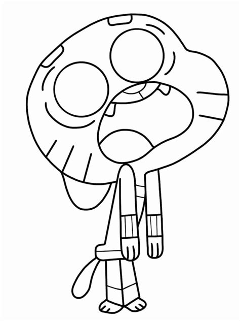 The Amazing World of Gumball Coloring Pages 🎨🌟 - Coloringpagesforkids.net