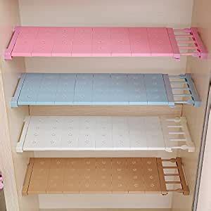 Wowobjects® Standard 2 : 1 PCS Wardrobe Storage Layered Separator ...