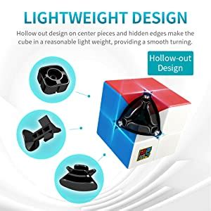 D ETERNAL Moyu Mfjs Meilong 2 2X2 High Speed Stickerless Magic Puzzle ...