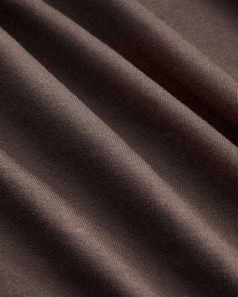 Halter Neckline Long Sleeve Top In Chocolate Brown & Avocado ...