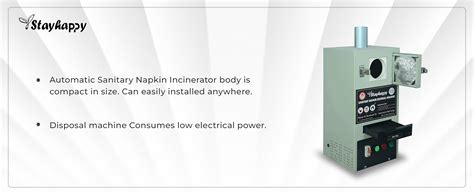 Nakshatra Wall-Mounted Automatic Sanitary Pad Disposal Unit | Sanitary ...